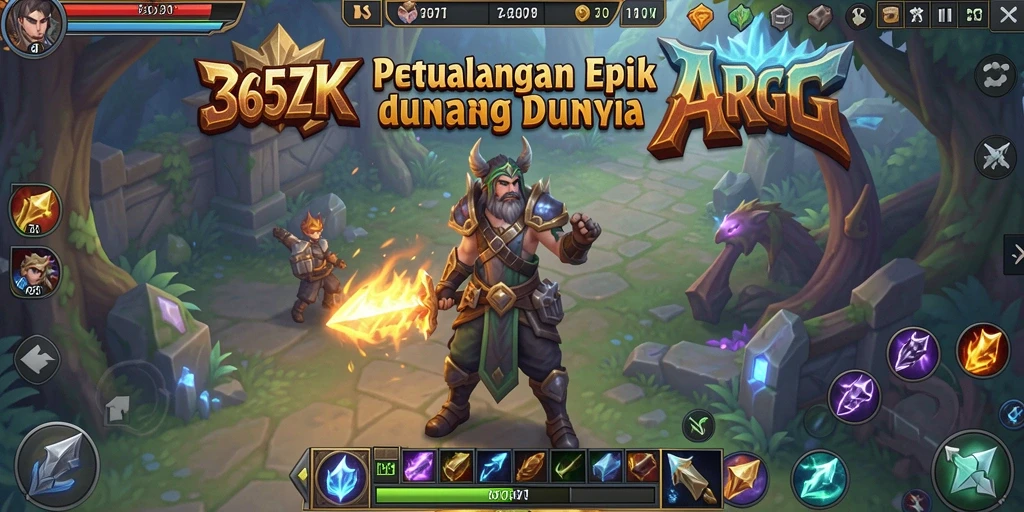 Tampilan gameplay menarik dan penuh aksi dalam 365ZK.