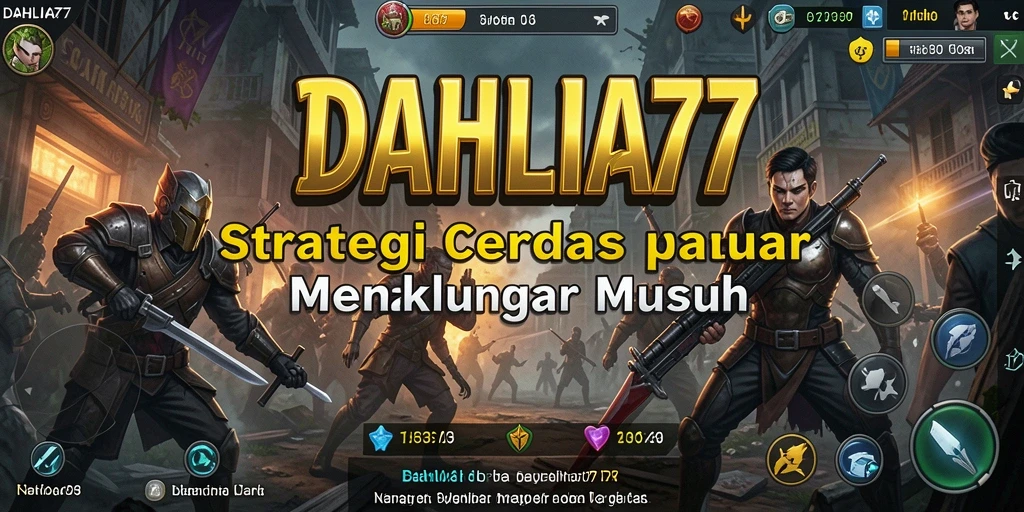 Tampilan gameplay menarik dari DAHLIA77 dalam pertempuran strategi.