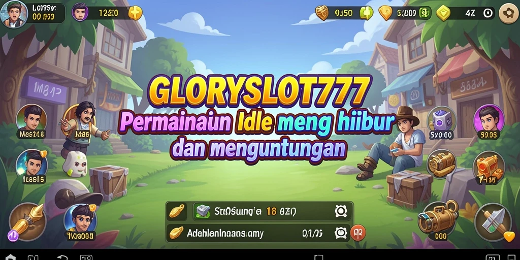 Tampilan gameplay menarik dari GLORYSLOT777 dengan tema slot yang beragam.