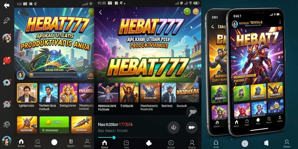 Tampilan antarmuka HEBAT777 yang menawan dan fungsional.
