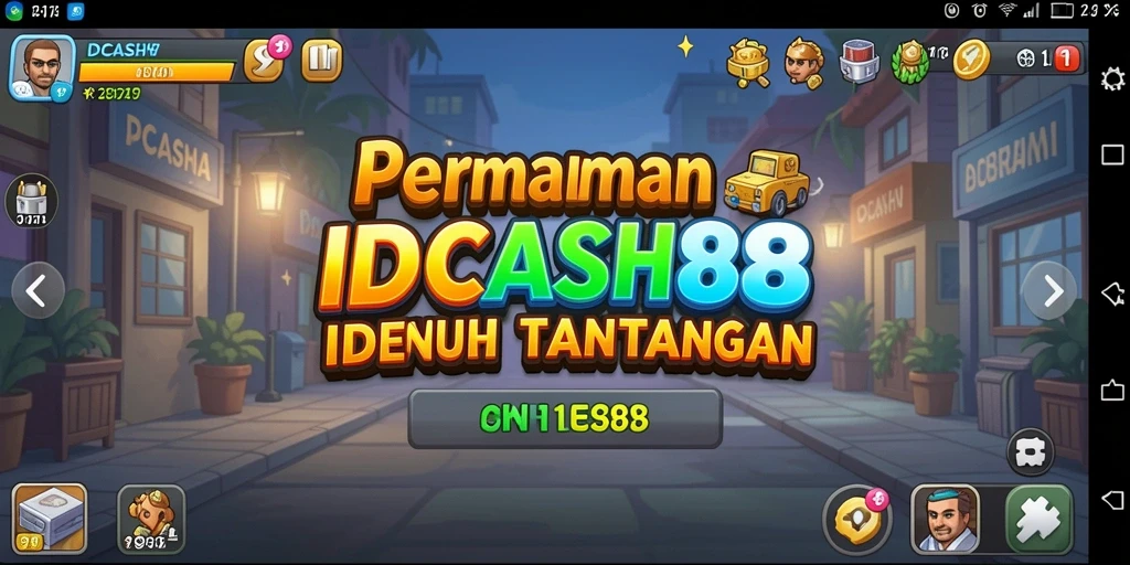 Tampilan gameplay IDCASH88 yang menawan dan interaktif.