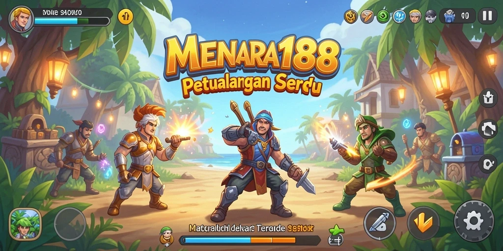 Screenshot gameplay MENARA188 dengan aksi seru dan menantang.