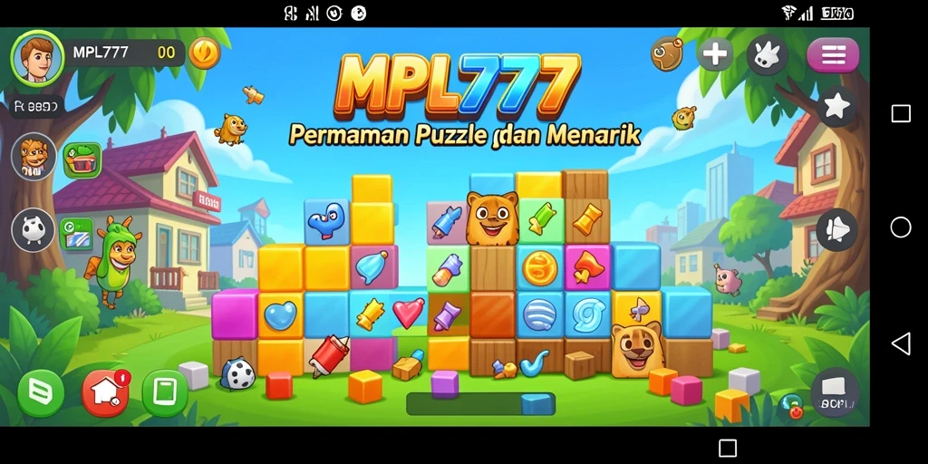 Tampilan gameplay seru dari MPL777 dengan berbagai teka-teki menarik.