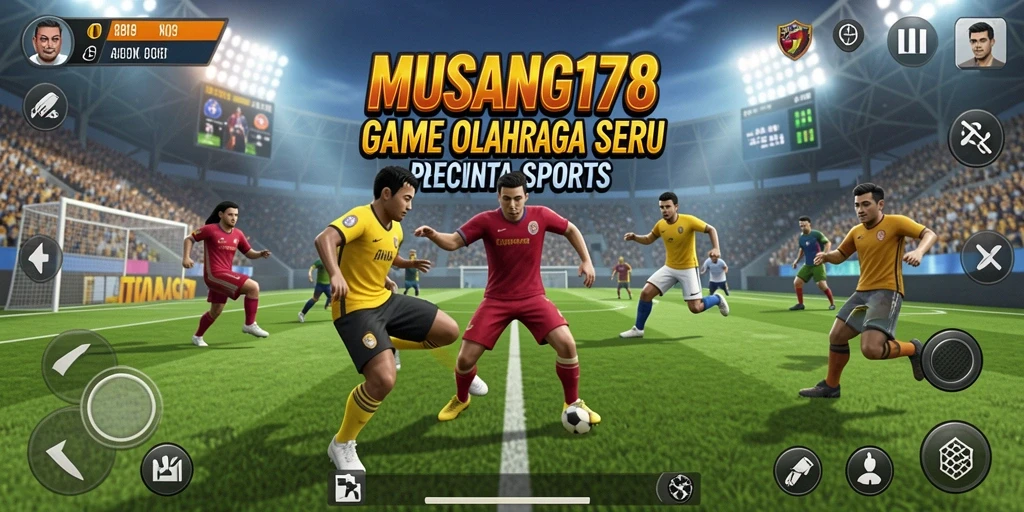 Tangkapan layar utama menunjukkan gameplay seru dalam MUSANG178.