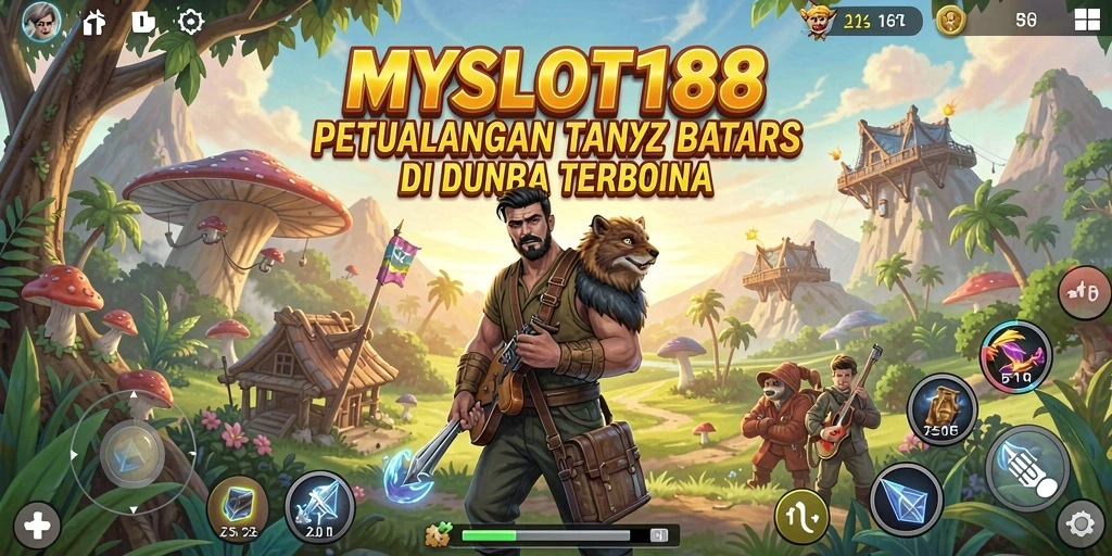 Screenshot menunjukkan karakter utama menjelajahi pemandangan indah dunia terbuka.