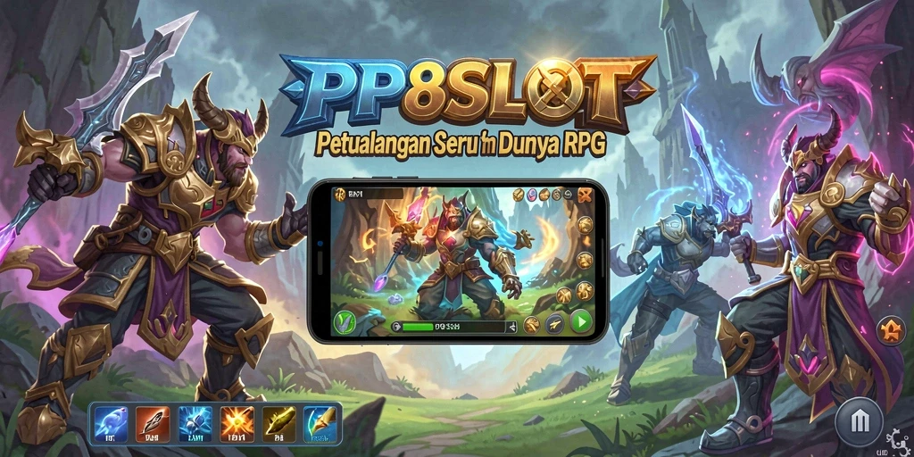 Tampilan gameplay PP8SLOT yang menakjubkan dalam dunia RPG.