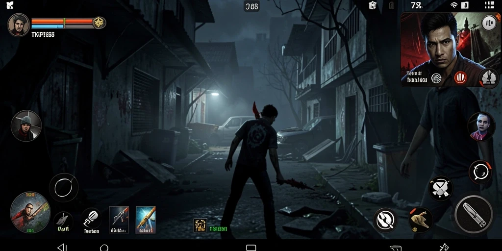 Tampak suspense dalam gameplay TKP188 yang menakutkan.
