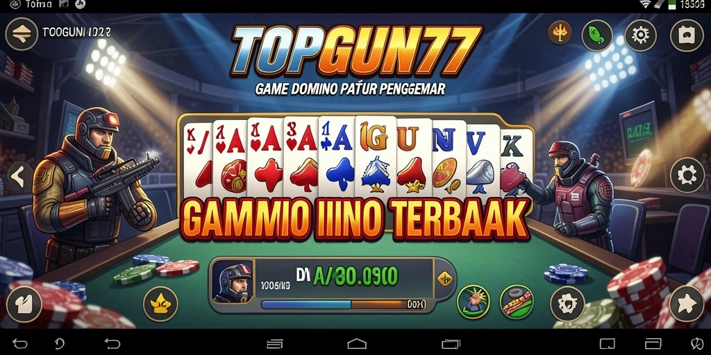 Screenshot gameplay dominan dari TOPGUN77 dengan grafis memukau.