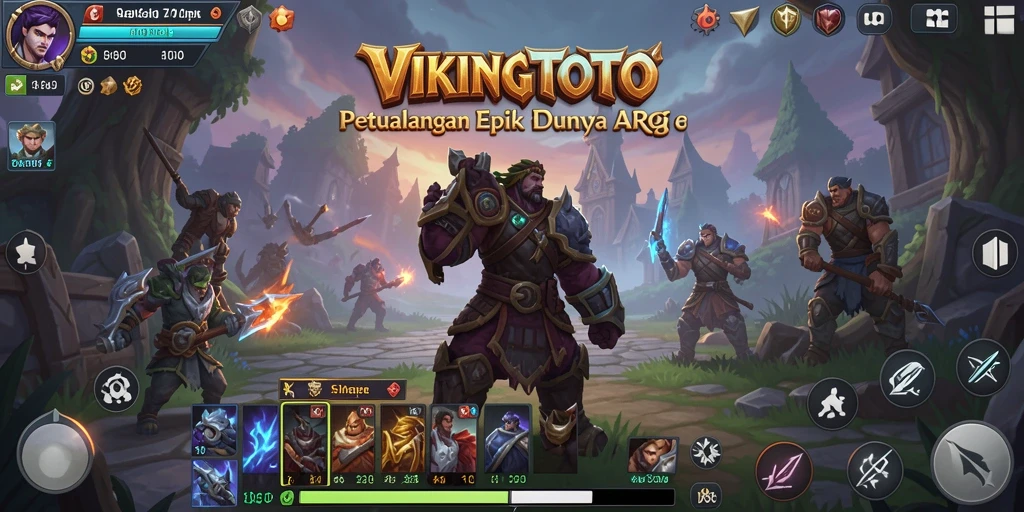 Tampilan gameplay dinamis dan menarik di VIKINGTOTO.