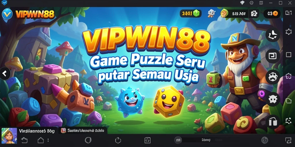 Gameplay dari VIPWIN88 yang penuh warna dan menantang.
